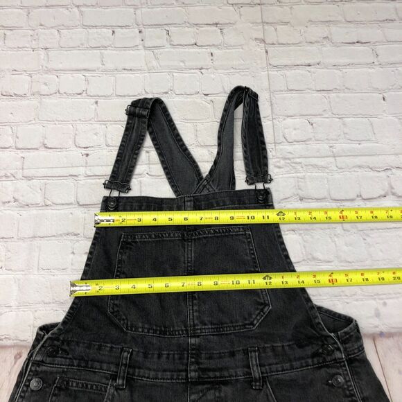 Free People Charcoal Denim Romper - Picture 3 of 16